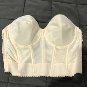 Underwire Strapless Bra Beige
